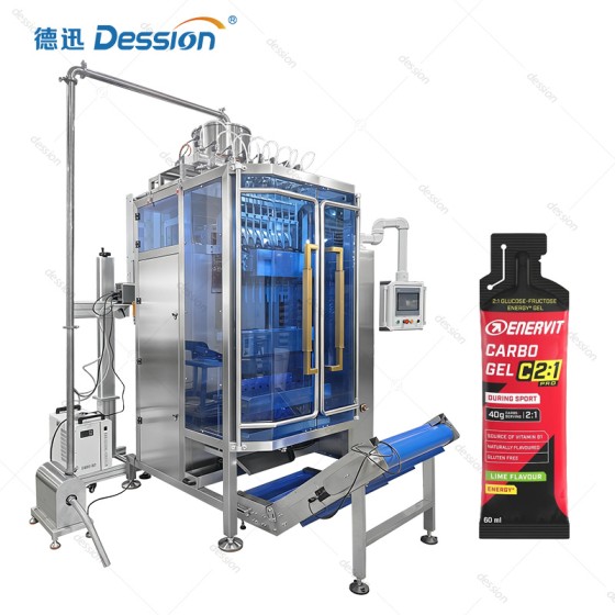 Sanitary Multi-Lane Liquid Sachet Packing Machine for Sports Gel and Supplements